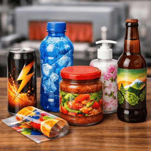 Products with shrink sleeve labels